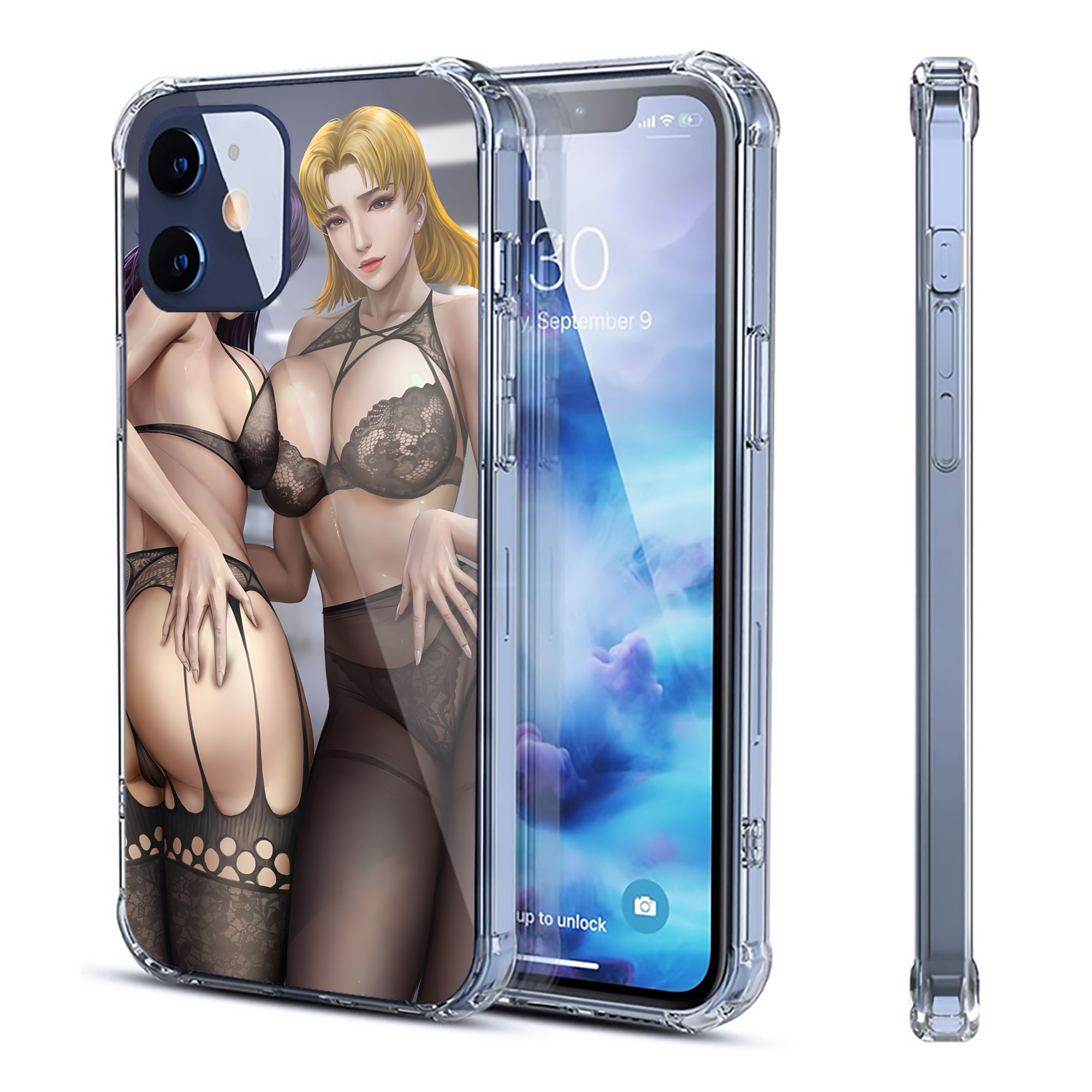 （画像用） EVA 新世紀エヴァンゲリオン 【iPhone 12シリーズ対応】透明スマホケース（クリアソフトケース）